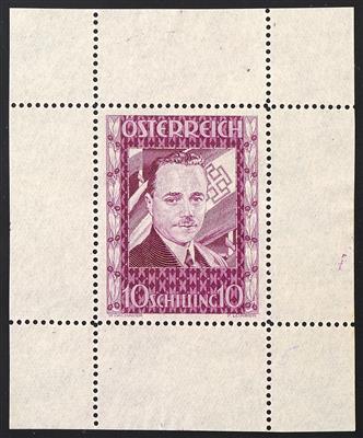 (*) - Österreich Nr. 588 P (10 S Dollfuß) Farbprobe in Violett, - Stamps