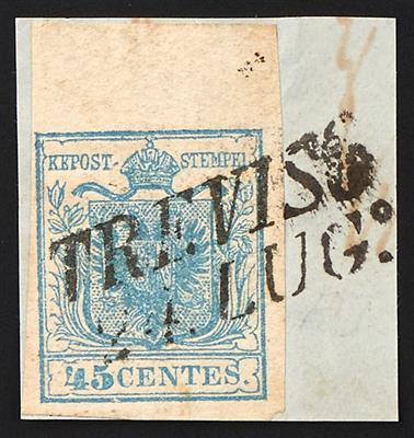 Briefstück/gestempelt - Lombardei-Venetien Nr. 5 H I (17), - Stamps