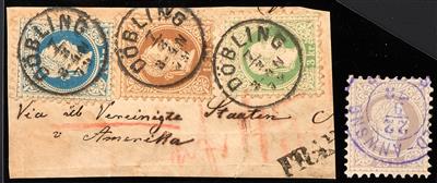 Briefstück/gestempelt - Österreich Kleine Spezialpartie Ausgabe 1867, - Briefmarken