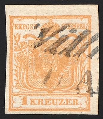 gestempelt - Österreich Nr. 1 H Ia, braunorange - Stamps