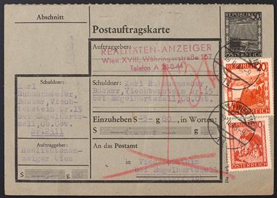 Poststück - Österr. 1948, - Briefmarken