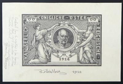 Poststück - Österreich 1914, - Známky