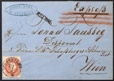 Poststück - Österreich Um 1861, Express Poststück - Francobolli