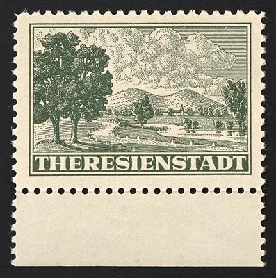 ** - Böhmen und Mähren Zulassungsmarke Theresienstadt Nr. 1, - Briefmarken