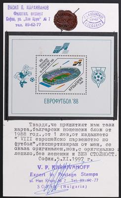 ** - Bulgarien Block Nr. 178 AFI (1988, - Briefmarken