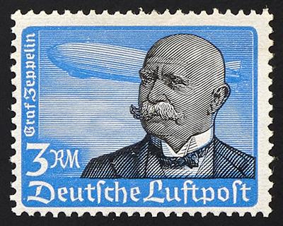 ** - D.Reich Nr. 539 y (3 RM waagrechte Riffelung), - Briefmarken