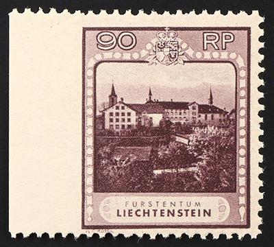 ** - Liechtenstein Nr. 104 A Ul, links ungezähnt - Známky