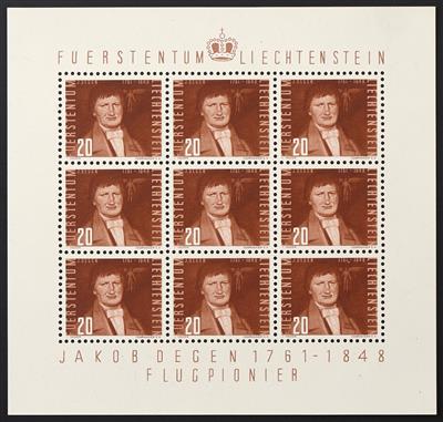 ** - Liechtenstein Nr. 259 b (20 Rp. rotbraun - Briefmarken