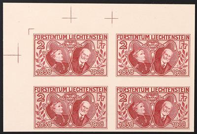 (*) - Liechtenstein Nr. 86 P 1/89 P 1, - Briefmarken