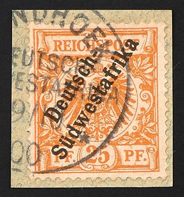 Briefstück - D. Südwestafrika Nr. 9 Briefstück, - Briefmarken
