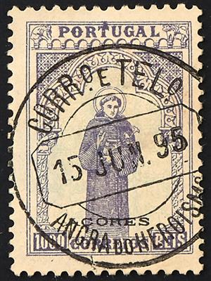 gestempelt - Sammlung Azoren ca. 1868/1922, - Briefmarken