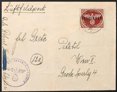 Poststück - D.Reich Feldpostmarken Nr. 9 (Rhodos) auf Poststück nach Wien, - Briefmarken