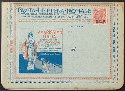 Poststück - Interessante Partie Poststücke Italien mit Gebieten und Kolonien, - Stamps