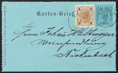 Poststück - Liechtenstein Vorläufer - Briefmarken