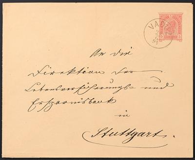 Poststück - Liechtenstein Vorläufer - Briefmarken
