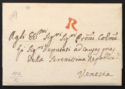 Poststück - Republik Venedig außergewöhnliche Partie echte Briefe (Stempel ohne Gewähr), - Stamps