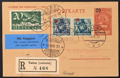Poststück - Schweizer Marken in Liechtenstein - Známky
