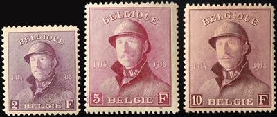 ** - Belgien Nr. 145/58 (1919, - Briefmarken