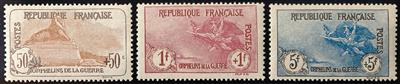 ** - Frankreich Nr. 128/35 (1917, - Francobolli