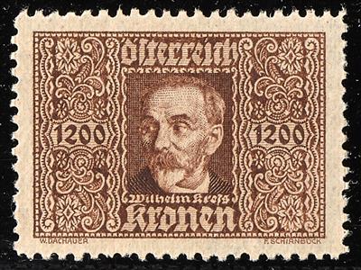 (*) - Österr. 1922 - 1200 Kronen Kreßflug, - Známky