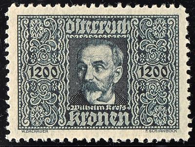 (*) - Österr. 1922 - 1200 Kronen Kreßflug, - Briefmarken