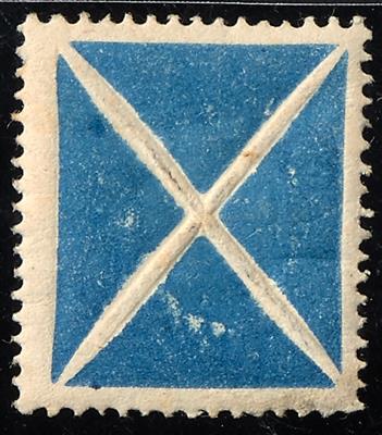 * - Österr. Ausgabe 1858 Kleines blaues Andreaskreuz, - Briefmarken