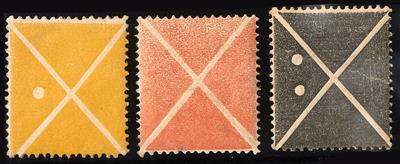 (*) - Partie Andreaskreuze der Ausg. 1858 in Gelb, - Briefmarken