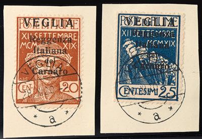 Briefstück - Fiume Besetzung der Carnaro-Insel - Stamps