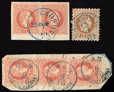Briefstück/gestempelt - "CSOKONYA 4/6 71 - Stamps