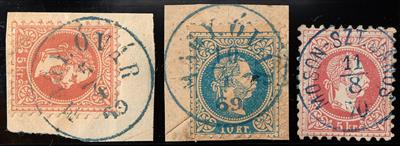 Briefstück/gestempelt - "MAGY. OVAR - Briefmarken