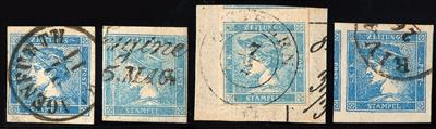 gestempelt/Briefstück - Österr. Monarchie Partie Nr. 6, - Briefmarken