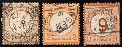 gestempelt/Briefstück/*/** - Sammlung D.Reich 1872/1945, - Známky