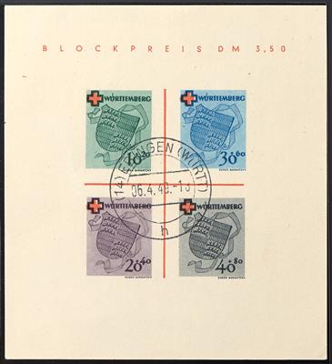 gestempelt - Franz. Zone, - Stamps