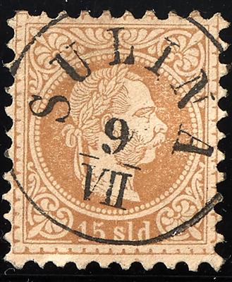 Poststück/Briefstück/gestempelt - Österreich Levante Sulina - Briefmarken