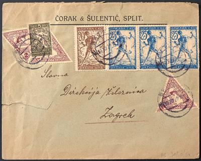 Poststück - Österr. 1920 Brief mit - Briefmarken