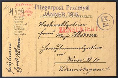 Poststück - Österr. Feldpost WK I, - Briefmarken