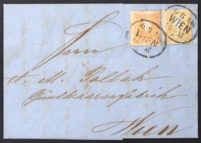 Poststück - Österr. Nr. 10 II orange - Stamps
