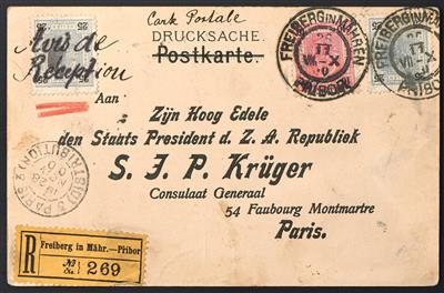 Poststück - Österr. Nr. 74 + 76 (2) auf - Známky