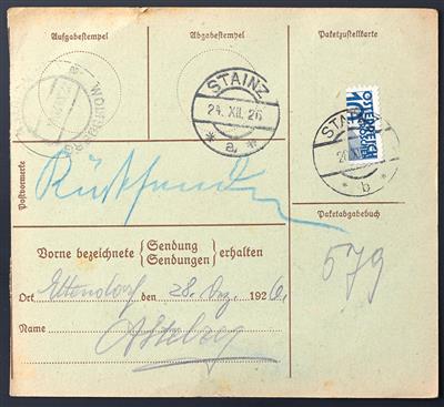 Poststück - Österr. Portoprovisorium Stainz - Briefmarken