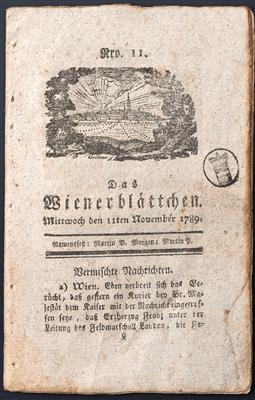 Poststück - Österr. Zeitungsstempel 1789 - Stamps