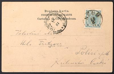 Poststück - Österreichisches Postamt in NEUM 1901, - Stamps