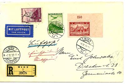 Poststück - Ostmark 1938, - Francobolli