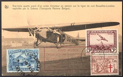 Poststück - Partie Poststücke Belgien und Belgisch Kongo aus ca. 1859/1954, - Briefmarken