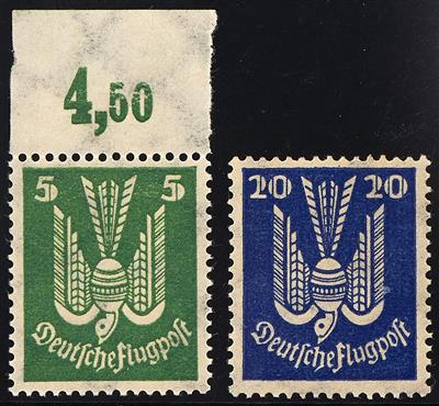 **/* - D.Reich Nr. 344 Y ** (1924, Holztaube 5 Pfennig liegendes Wasserzeichen - Francobolli