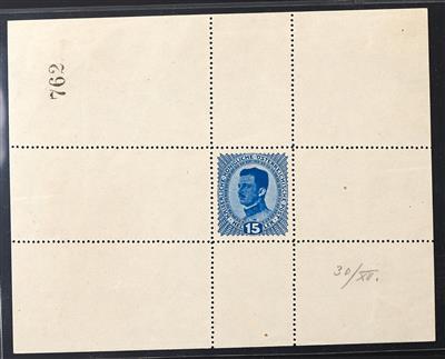 (*) - Österr. 1917 - Kaiser Karl - Briefmarken