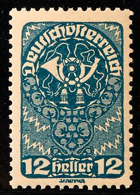 ** - Österr.   ANK Nr. 261 b dunkelgrünblau - Briefmarken