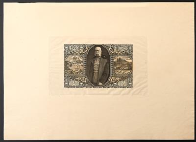(*) - Österr. Ausg. 1908 - Vorlage-Einzelabzug - Briefmarken
