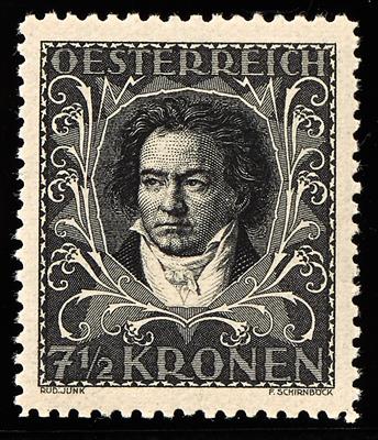 ** - Österr. Nr. 420B (Beethoven in Lz 11 1/2), - Známky