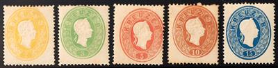 * - Österreich Ausgabe 1861 Freimarken komplett, - Stamps