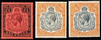 */(*) - Partie Bermuda ca. 1910/1936, - Briefmarken